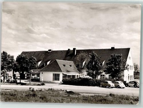 Leipheim Autobahn-Rasthaus an der A8 VW Käfer
