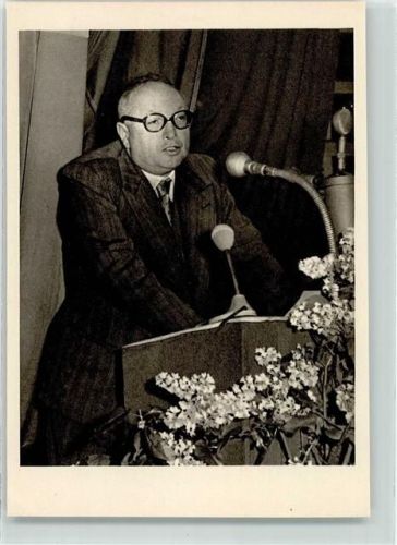 Pietro Nenni Vizepräsident Politik Weltfestspiele der Jugend und Studenten für den Frieden 1951