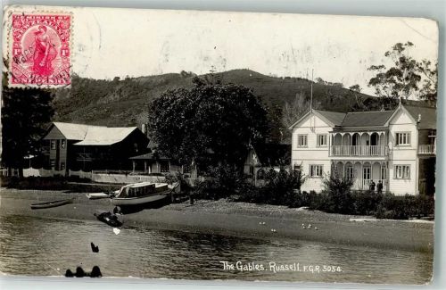 Wellington 1917 Foto AK The Gables Russel