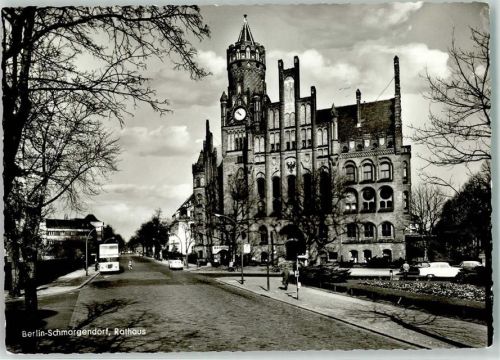 Schmargendorf Rathaus Doppeldeckerbus Haltestelle