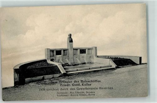 Hainichen Friedrich Gottlieb Keller-Denkmal Ort lt. Recherche