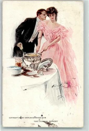 1913 The Critical Moment Glamour Liebespaar
