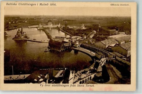 Malmö Hafen Fliegeraufnahme