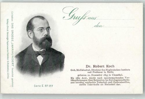 1900 Dr. Robert Koch Serie E Nr. 177 Das Grosse Jahrhundert