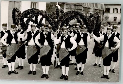Haag 1956 Tracht Schäfflertanz