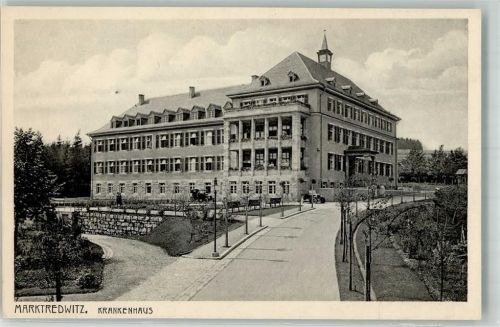 Marktredwitz Krankenhaus Auto Foto AK