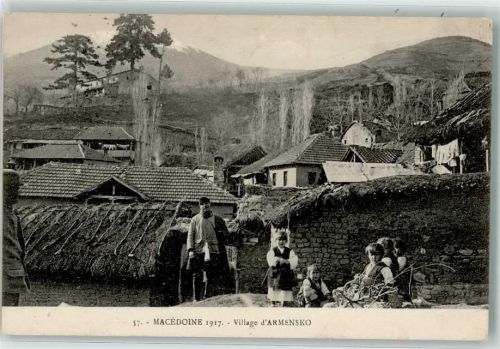 Skopje 1917 Armenisches Dorf