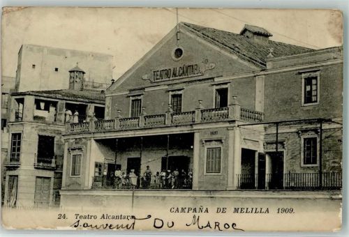 Melilla 1909 Gebrauchsspuren Thater Alcantara