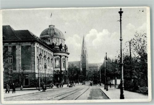 Posen Pauli- Kirche Justizgebäude Polizeipräsidium WK II