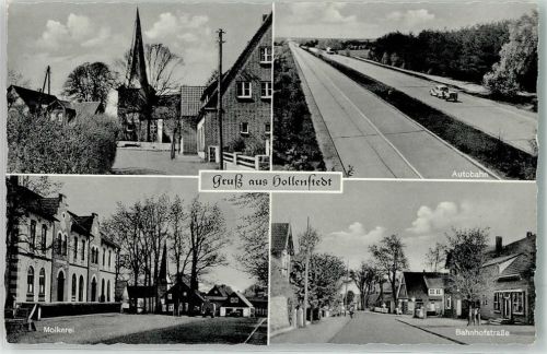 Hollenstedt Autobahn A1 Bahnhofstraße Molkerei