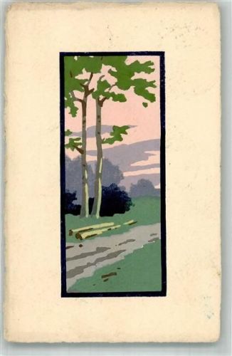 1921 Landschaft Schablonenmalerei