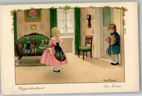 Puppenhochzeit A. Rökl Nr. 1362