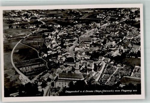 Deggendorf 1942 Fliegeraufnahmen Strähle
