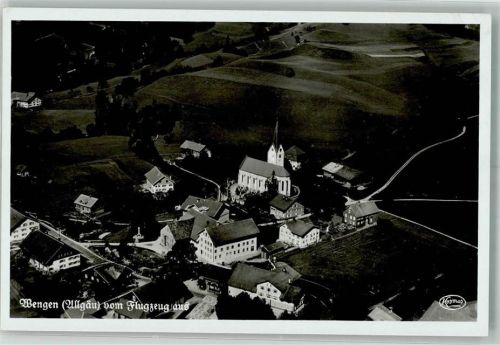Wengen Fliegeraufnahme Feigegeben d. R.L.M.