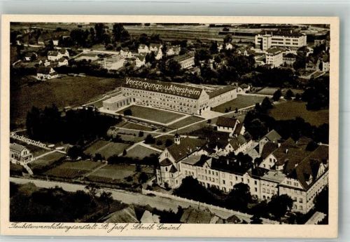 Schwäbisch Gmünd Fliegeraufnahme Taubstummenbildungsanstalt St. Joseph