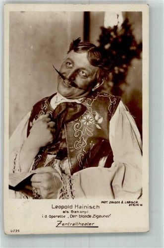 1927 Leopold Hainisch als Dakonyi : Der blonde Zigeuner Fotografie Zander & Labisch Berlin