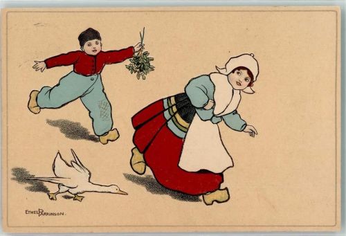 1909 Verlag Dondorf Nr. 127 Hollandkinder Tracht