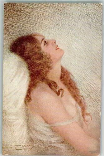 1917 Nr. 335 E. Rousselet Erotik Frauenschönheit Printed Lapina