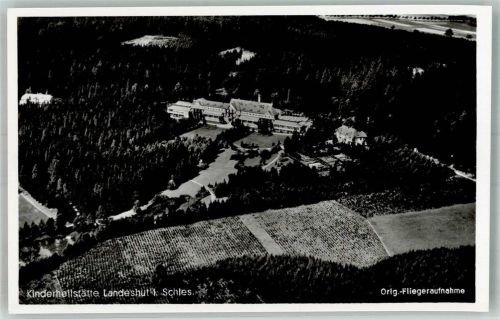 Landeshut in Schlesien Fliegeraufnahme Strähle Kinderheilstätte