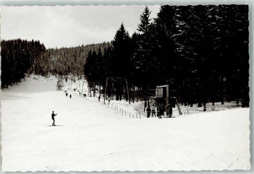 Schulenberg Skihang Skilift Skialpinium Winter
