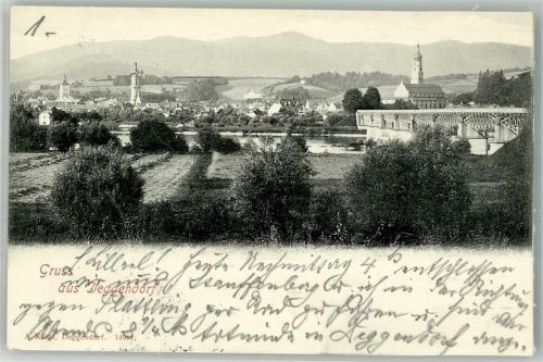 Deggendorf 1900 Adelskorrespondenz