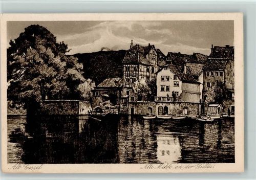 Kassel Alte Mühle an der Fulda