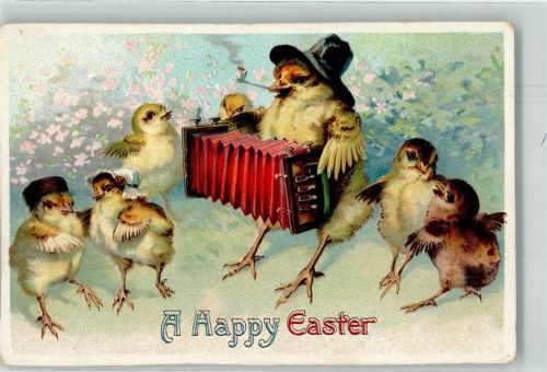 Küken vermenschlicht A Happy Easter Ostern Pfeife