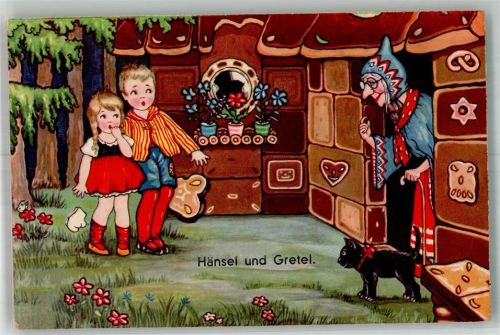 Märchen Lebkuchenhaus Hexe Verlag Amag Nr. 0347