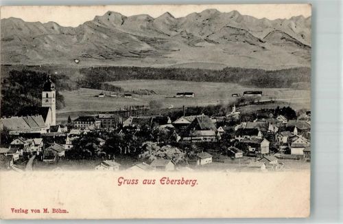 85560 W8017 Ebersberg , Oberbay Foto AK
