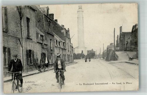 Lege-Cap-Ferret 1916 Leuchtturm Cap Ferret Fahrrad Le Boulevard International Zensur Feldpost