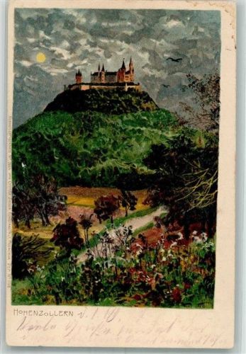 Burg Hohenzollern 1914 Zieher Ottmar No. 2664 Dep. No. 1108