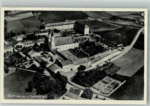 83536 W8096 Gars a. Inn Foto AK Fliegeraufnahme