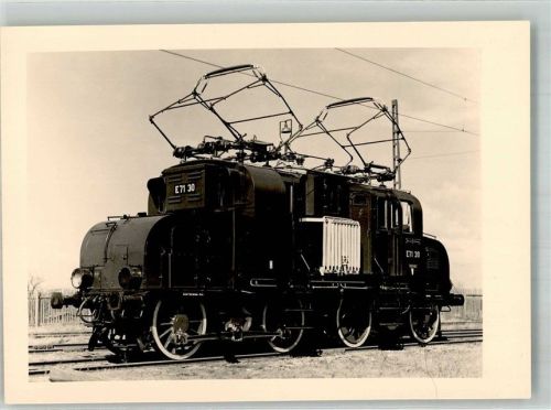 E-Lok 71 30 Sammelkarte Verkehrsmuseum Dresden Lokomotive FOTO KEINE AK
