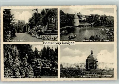 42549 W5620 Neviges - Haus Nazareth Schloß Hardenberg Christi himmelfahrt Kapelle auf dem Marienberg