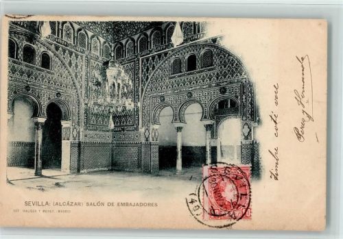 Sevilla 1903 Alcazar Salon de Embajadores