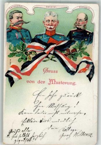 1905 Kaiserreich vor 1914 Feldwebel General Stabsarzt