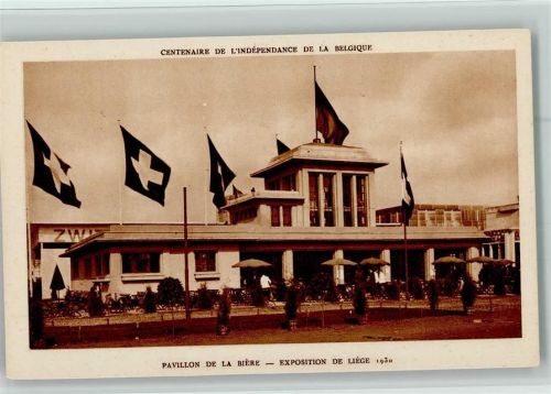 Pavillon de la Biere 1930, offiz. AK