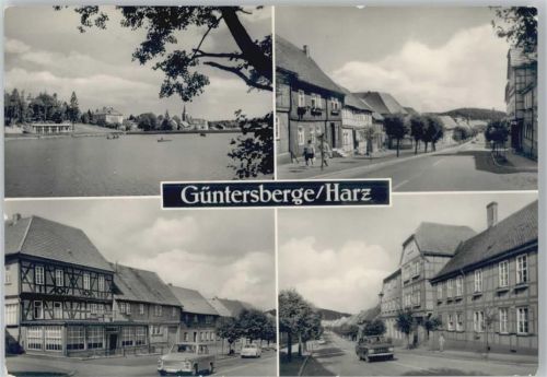 06507 O4301 Güntersberge - Mühlteich Freibad Marktstraße Jugendherberge Handwerker-Erholungsheim
