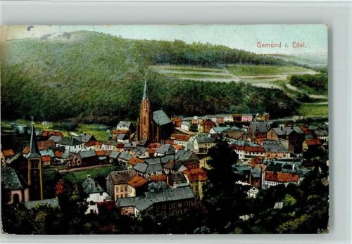 Gemünd 1906 Blick auf Gemünd