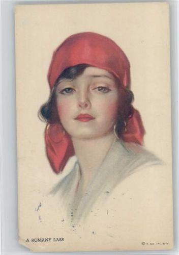 A Romany Lass - Glamour Frau - 1925 AK