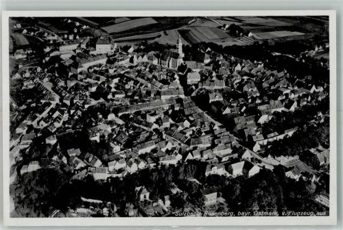 Sulzbach-Rosenberg Fliegeraufnahme Freigegeben d. R.L.M.
