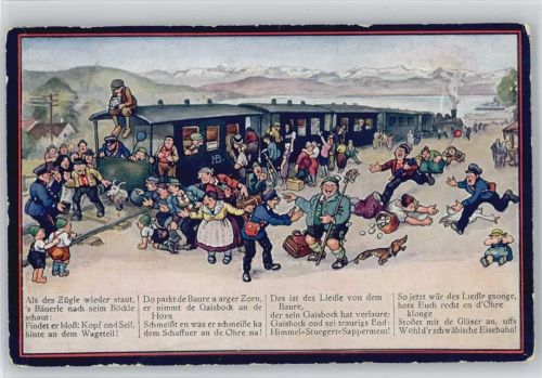 Serie 245 Bild 4 - Schwäbische Eisenbahn 1932 AK