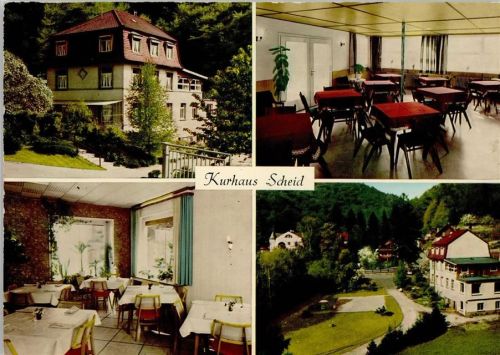 Schriesheim Kurhaus Scheid Innenaufnahmen Gastraum Ortsansicht 4-Bidlaufnahme