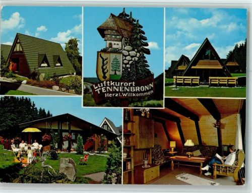 Tennenbronn Ferienpark Tennenbronn Ferienhäuser Innenaufnahme Mehrfachaufnahme