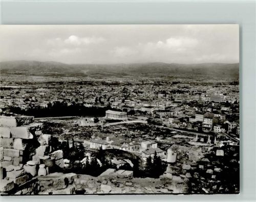 Athen Agora mit Theseion von Süden gesehen