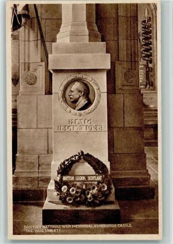 Edinburgh Scottish National War Memorial Edinburgh Castle The Haig Tablet