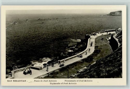 San Sebastian Promenade Jose Antonio