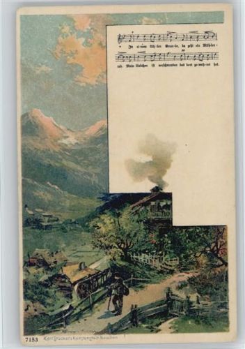 Nr. 7153 Liederkarteca 1900 AK