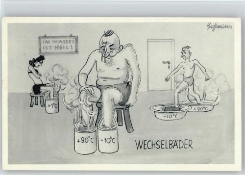 Kneippkur - Wechselbäder - Humor -