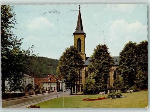 Werdohl Parkanlagen an der Evangel. Kirche